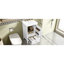 Meuble-lavabo blanc de 20 po avec lavabo, tablette de porte, tiroir, quincaillerie en acier inoxydable, stable sur les planchers légèrement inégaux