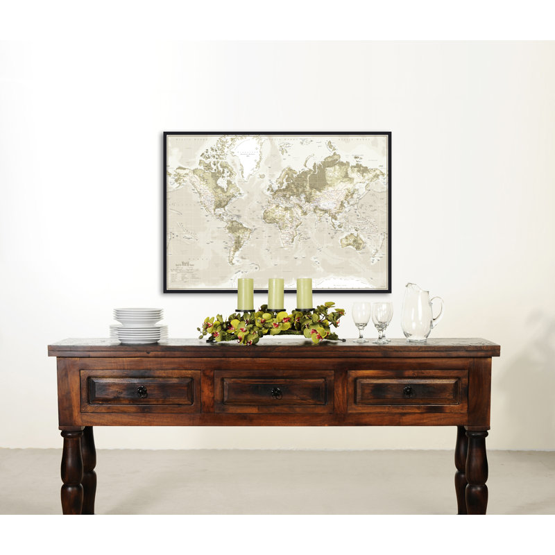 Single Picture Frame Print on Canvas, 74 cm H x 104 cm W x 4 cm D