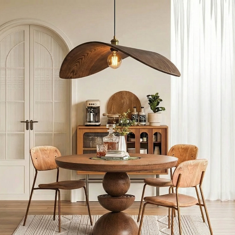 1 - Light Leaf Pendant Lights Kitchen Island Unique, 11.81" H x 33.46" W x 33.46" D