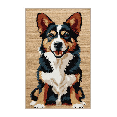  Tapis lavable chien chanteur de Nouvelle-Guinée