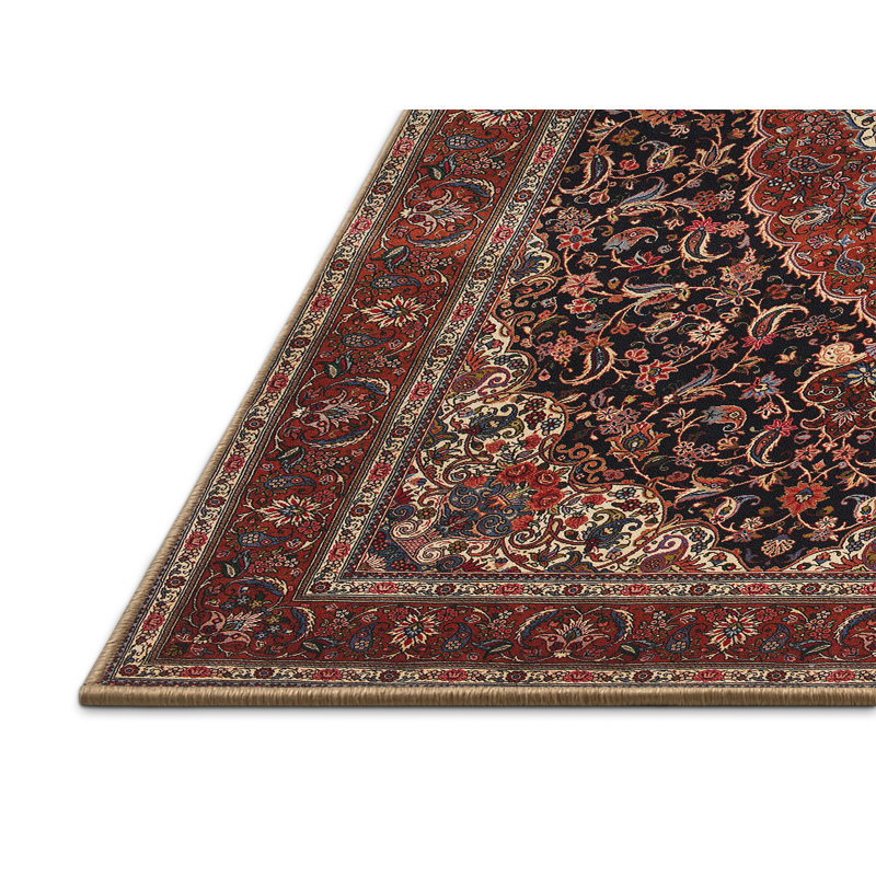 Tapis brun/beige traditionnel Dhekelia, Rectangle 5 pi x 7 pi