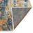 Tapis abstrait orange / bleu Octagon-86624588