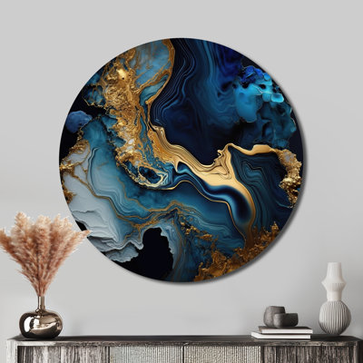 Bouillet - Abstract Round Metal Art