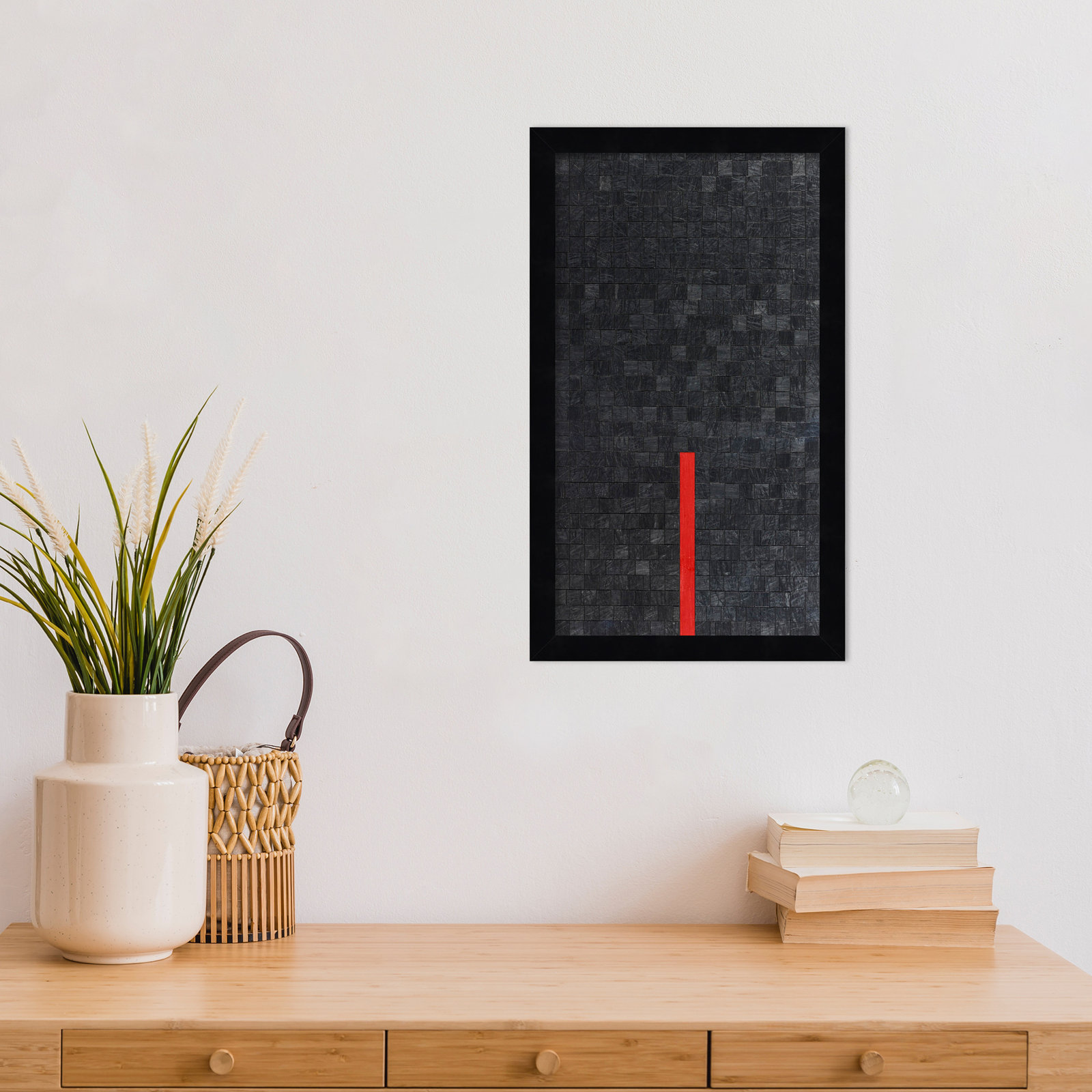 Close by Alex Dunn, 17" H x 10" W, Black