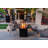Square Propane Smokeless Fire Pit Table