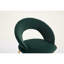 Chaise de salle à manger moderne en velours avec rembourrage en mousse et assise en métal doré-36144930