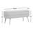 Atchison Wood Upholstered Storage Bench with Wood Legs 40" x 16" x 19"-1814632230