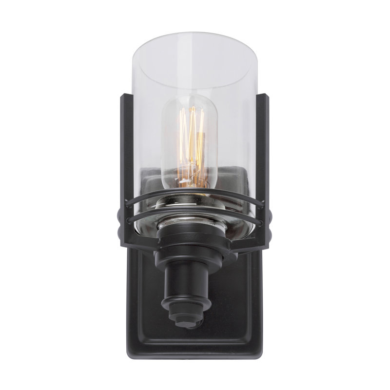 Sheldon Armed Sconce, Black