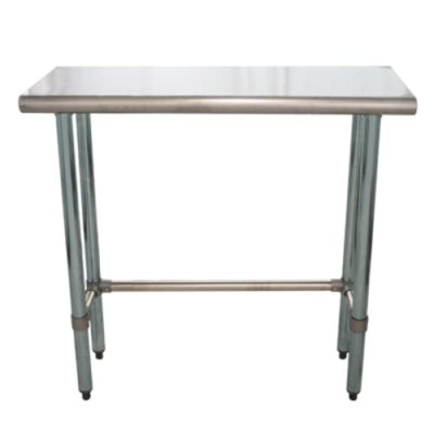 Express KitchQuip 35"H X 24"W X14"D Stainless Steel Commercial Work Prep Table