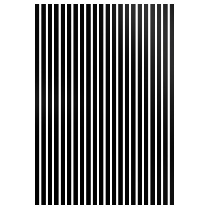 Ensemble de panneau mural réglable en lattes d'acrylique, H 94 po x l 44 po, Noir