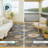 Machine Washable Indoor/Outdoor Chantille ACN2947 Floral Rug-334489386