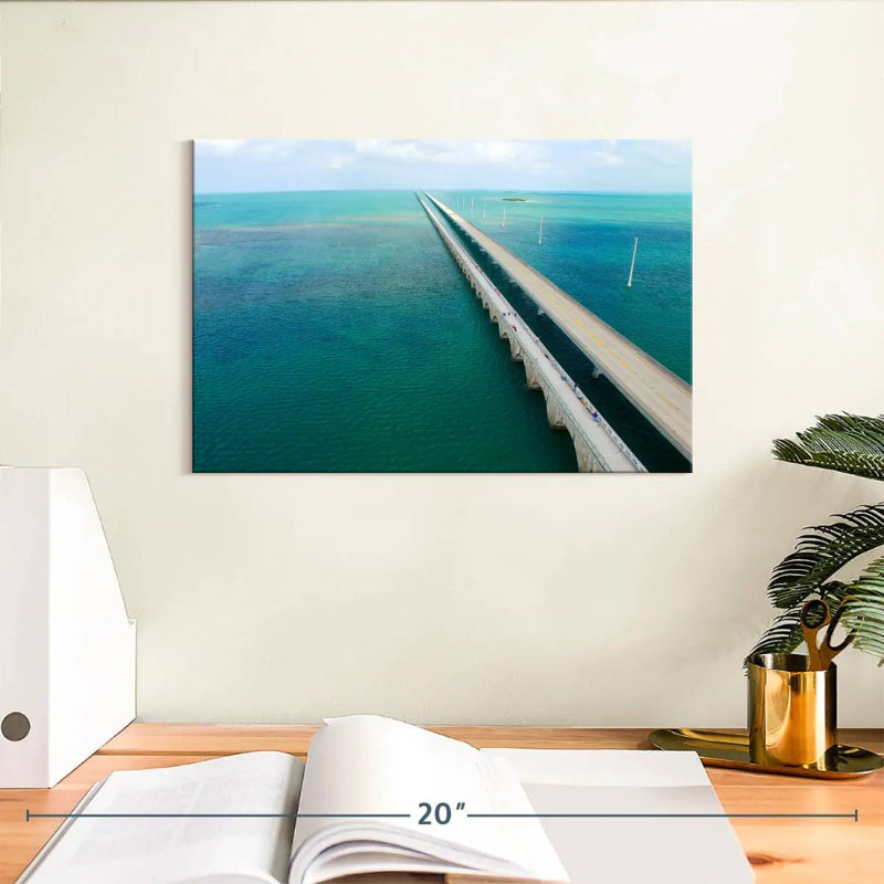 Lilie Seven Mile Bridge, Floride, H 8 po x l 12 po