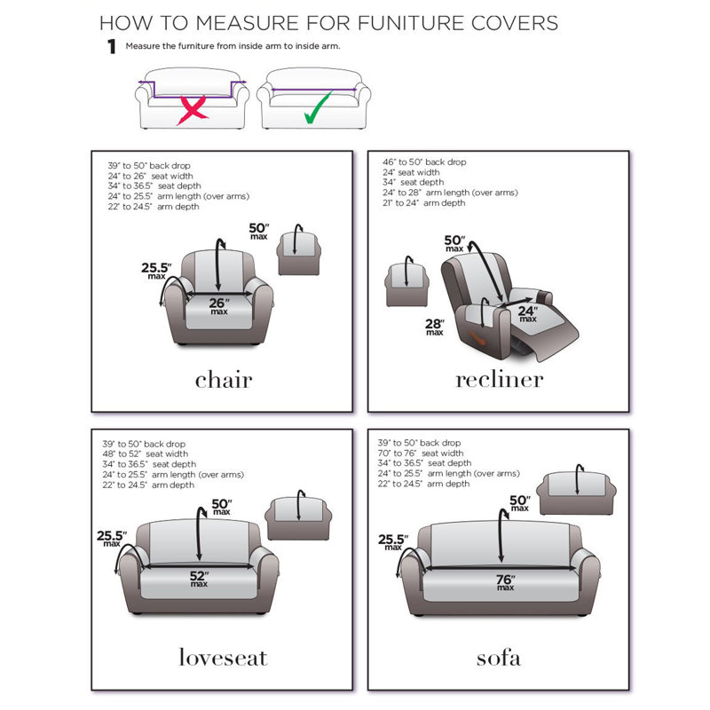 Deluxe Comfort T-Cushion Loveseat Slipcover, Ivory