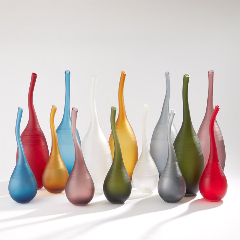 Curvature Bottle, Gray, 19" H x 5.5" W x 5.5" D