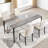 Modern Dining Chair with Metal Legs-2111032964