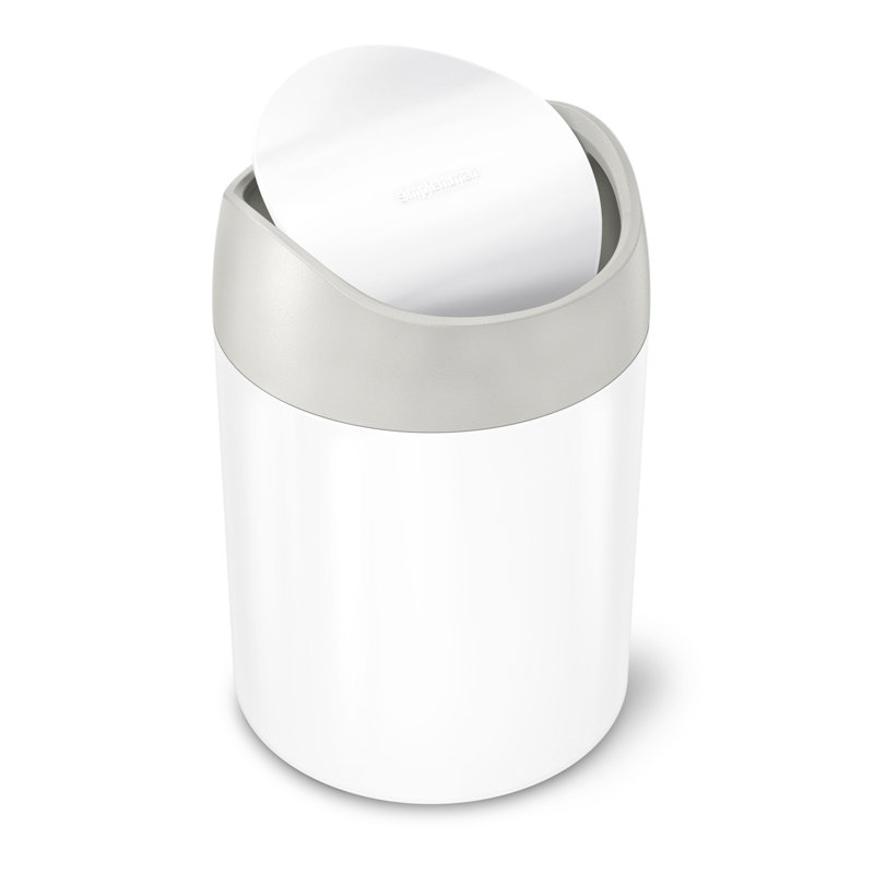 Simplehuman 1.5L Mini Bin, White