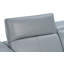 Canapé modulaire inclinable électrique en cuir véritable italien avec repose-tête et console sans fil-130140019