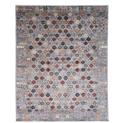 New Afghani Khotan Garden Wool On Cotton 9'8" X 12'11"