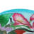 22.5'' H Glass Bird Bath with Metal Stand