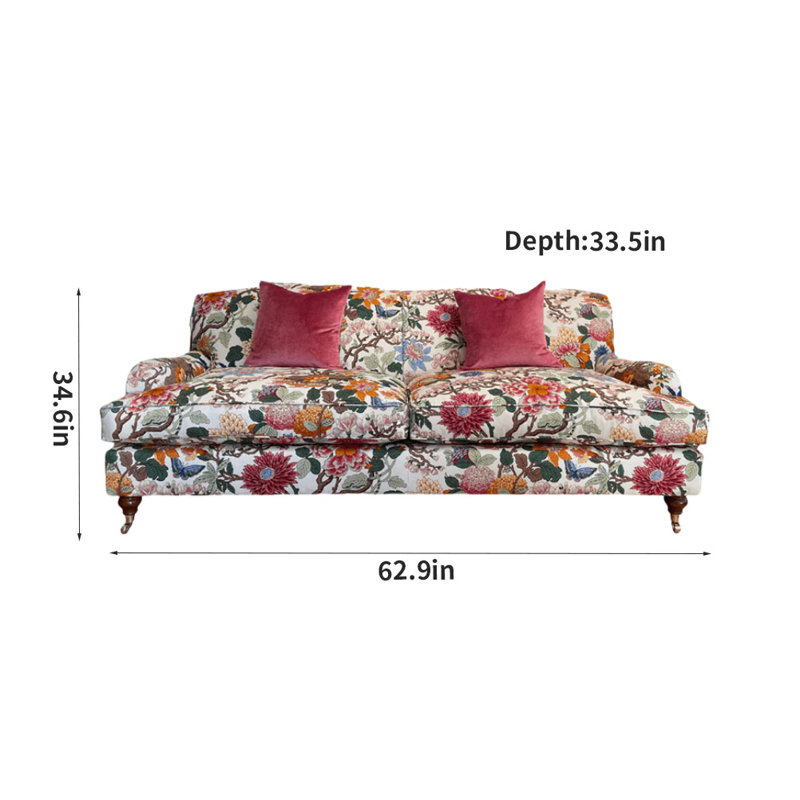 Canapé en chenille de 62,9 po Skenrist