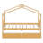 Twin Size Wooden House Bed With Drawers, Natural-1466227819-1466227813