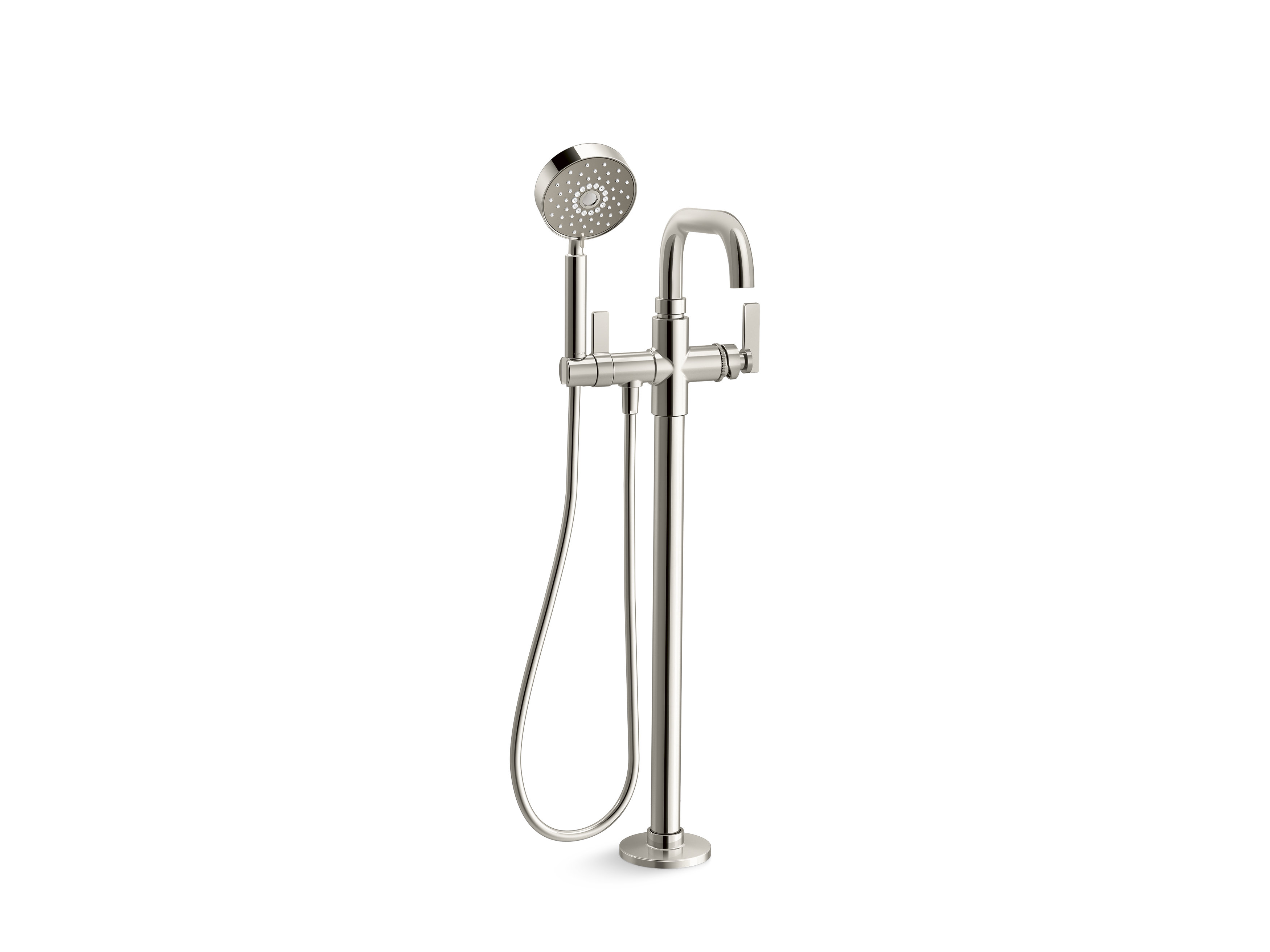 Castia by Studio McGee Double Robe Hook Vibrant Polished Nickel