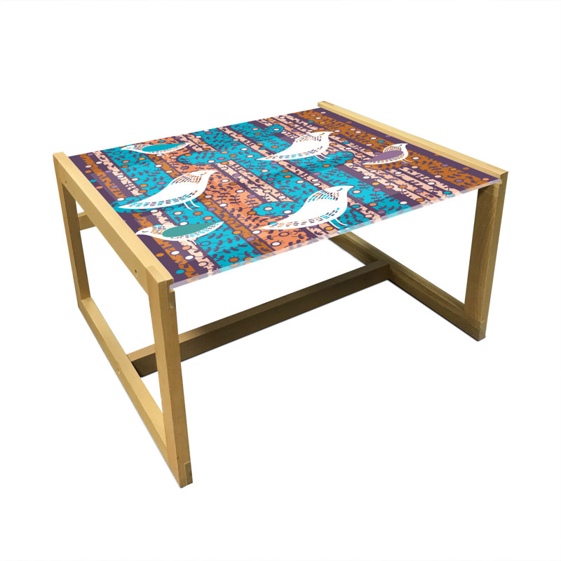 Jahlique Trestle Coffee Table, 40cm H x 74cm W x 62cm D