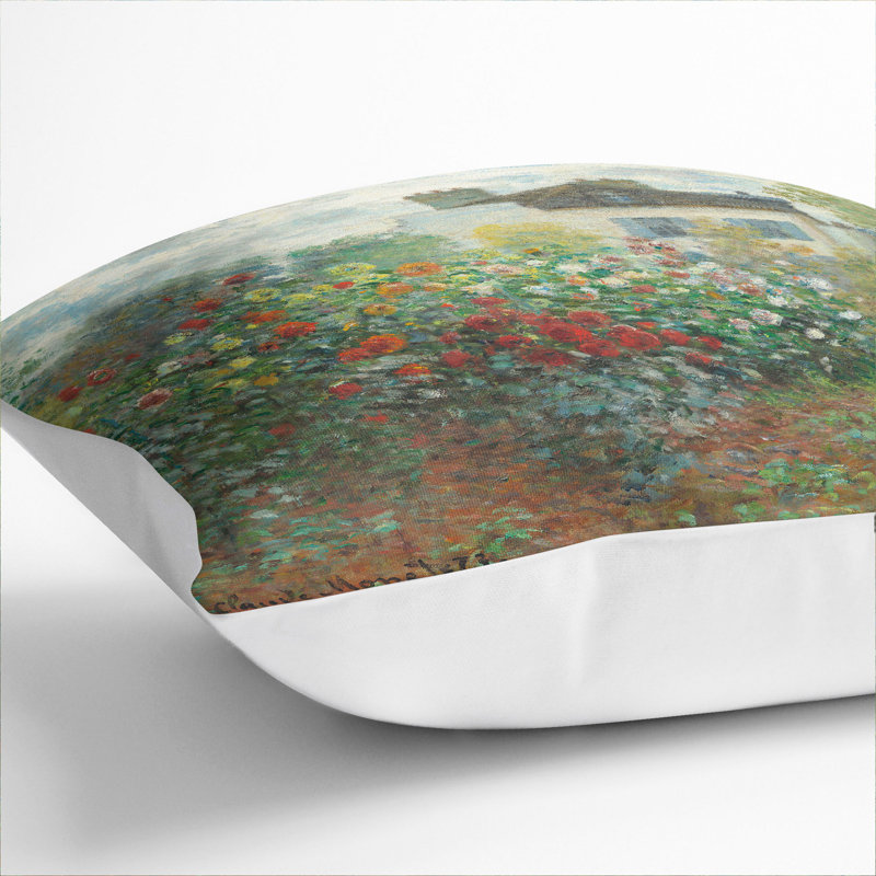 Square Cushion, 55cm H x 55cm W x 20cm D, White