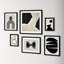 Neutral Shapes  - set of 6  by 1x Studio, Urban Road Framed Wall Art Prints-61825530-61825529