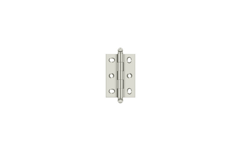 2.5'' x 1.75'' Butt Bearing Hinge, Polished Nickel