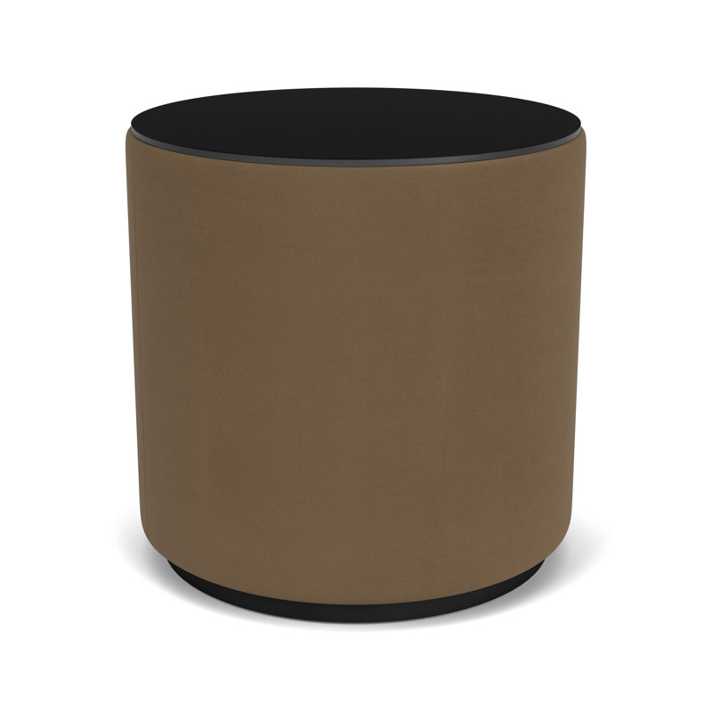 Table de réception avec plateau en stratifié Darsey, Noir; taupe Patriot Plus, 20", Nuit noire