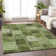 Premium Machine Washable Prisco Olive Rug
