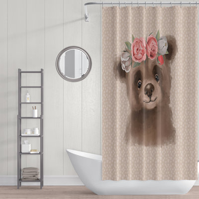 Rideau de douche simple Hartsock