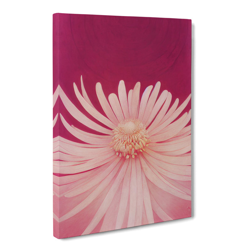 Chrysanthemum Flower - Wrapped Canvas, 76cm H x 50cm W x 3cm D