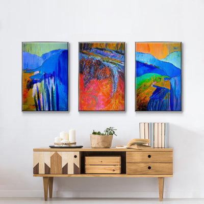 Fertile Dreams I, reproduction encadrée sur toile 3 pièces
