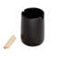 Porte-brosse à dents en céramique avec séparateur en bois de paulownia iDesign Eco-64317443