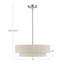 Lustre semi-encastré en tissu 4 lumières Maskell-1147556285