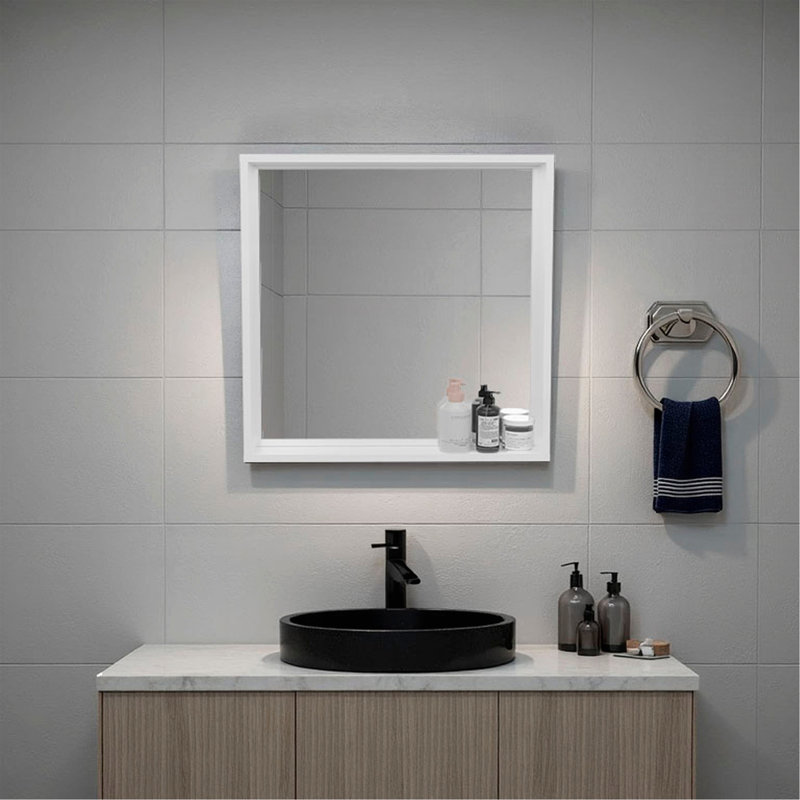 Armoire de toilette murale blanche avec rangement