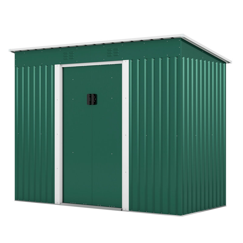 Remise de rangement extérieure, Vert