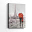 Couple moderne à Paris - Cavas enveloppés de galerie-604188899