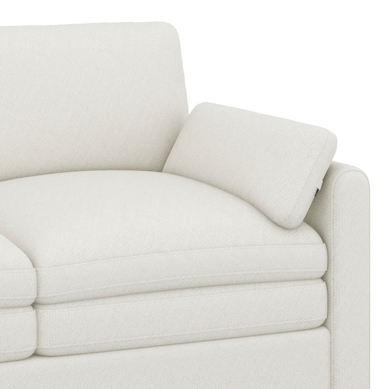 Causeuse 68,1 po, 2, Beige, H 32,7 po x l 68,1 po x P 33 po