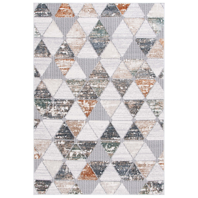 Amella 100 Performance Geometric Rug, Rectangle 5'2" x 7'