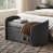 Tissu gris foncé
