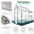 6.3' W x 8.2' D Greenhouse