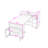 Rolling Kitchen Island with Fold-Out Dining Table, Storage Cabinet and Built-In Power Outlet-1924124748-1924124749