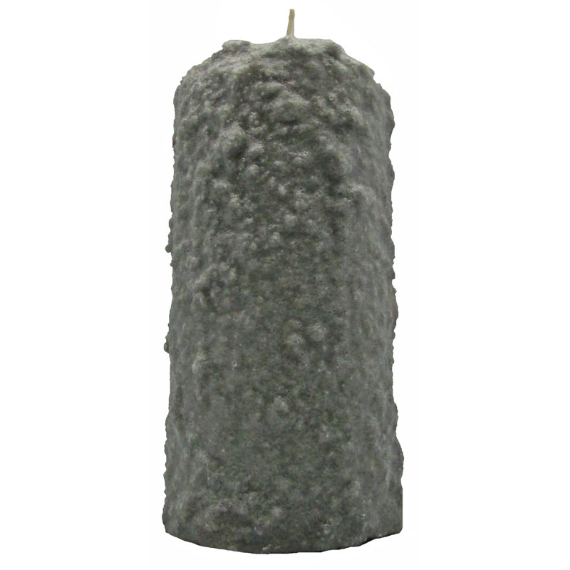 Bougie de bain en métal vieillesse, Bougie grasse grande H 6,5 po x l 3,5 po x P 3,5 p