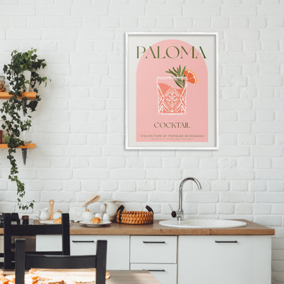 Giclée encadrée de style rétro Paloma, design par Lil 'Rue