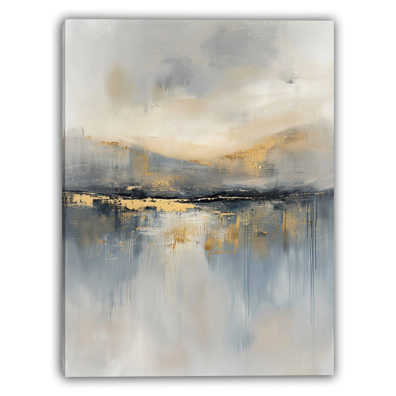 «Quiet Field», art mural sur toile tendue, L 16 po x H 24 po x P 1,5 po