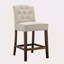 Tabouret de comptoir touffeté