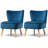 Tocco Velvet Slipper Chair-2046642398